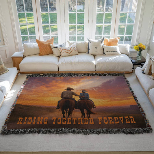 Together Forever Woven Blanket