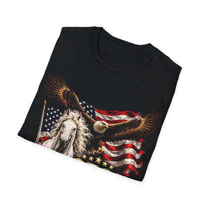 250th Independence Eagle & Horse American Flag