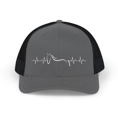 How My Heart Beats Embroidered Trucker Cap🐴