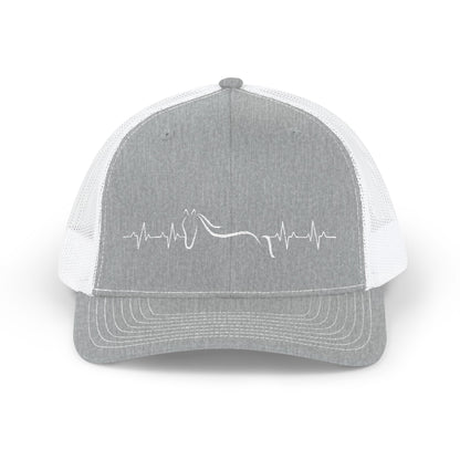 How My Heart Beats Embroidered Trucker Cap🐴