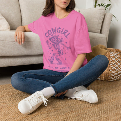 Cowgirl 'Till My Last Ride Western T-Shirt