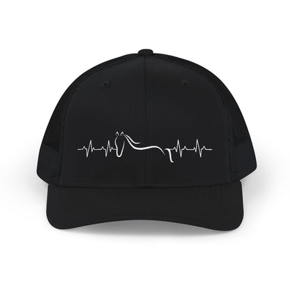 How My Heart Beats Embroidered Trucker Cap🐴