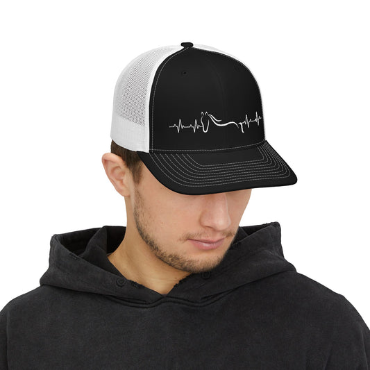 How My Heart Beats Embroidered Trucker Cap🐴