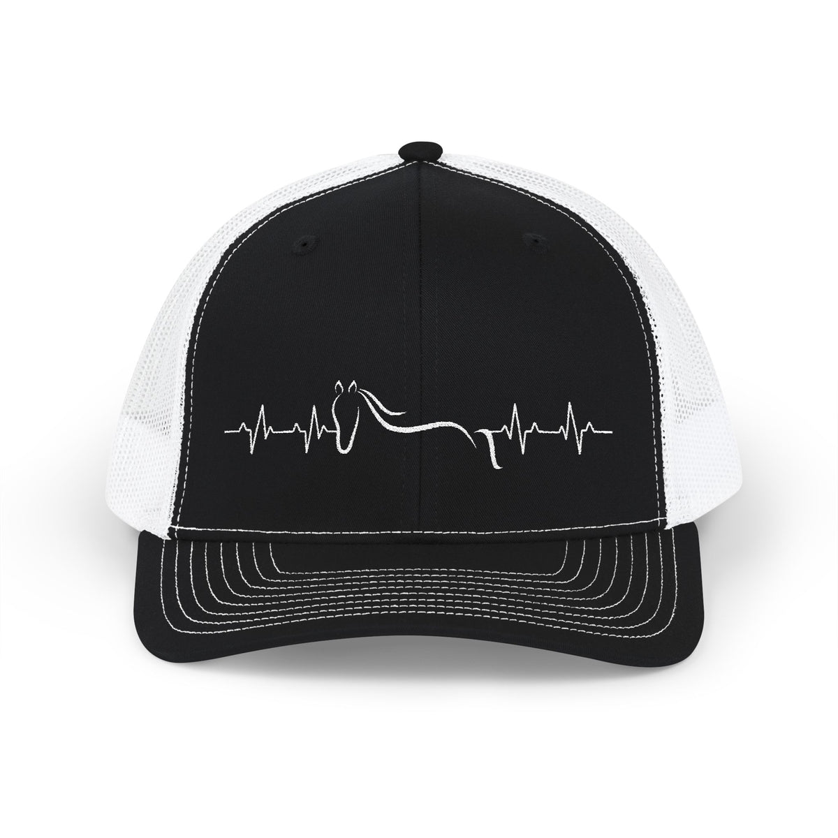 How My Heart Beats Embroidered Trucker Cap🐴