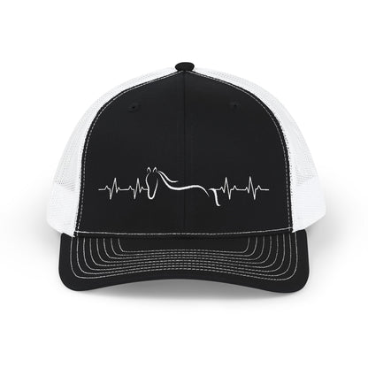 How My Heart Beats Embroidered Trucker Cap🐴