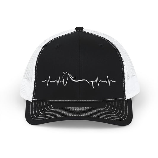 How My Heart Beats Embroidered Trucker Cap🐴