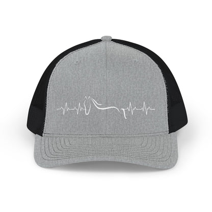 How My Heart Beats Embroidered Trucker Cap🐴