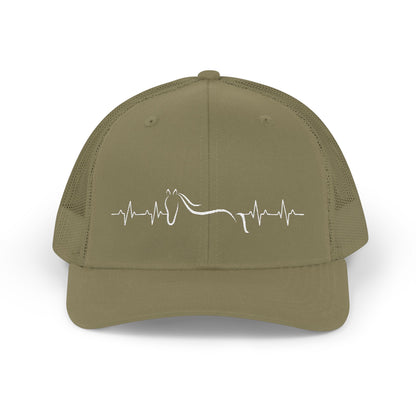 How My Heart Beats Embroidered Trucker Cap🐴