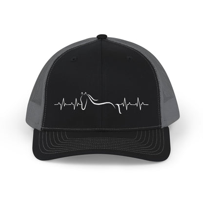 How My Heart Beats Embroidered Trucker Cap🐴
