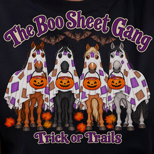 👻 The Boo Sheet Gang Halloween Graphic T-Shirt