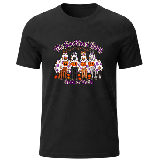 👻 The Boo Sheet Gang Halloween Graphic T-Shirt
