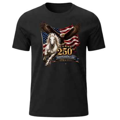 250th Independence Eagle & Horse American Flag