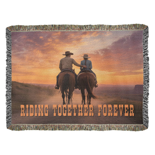 Together Forever Woven Blanket