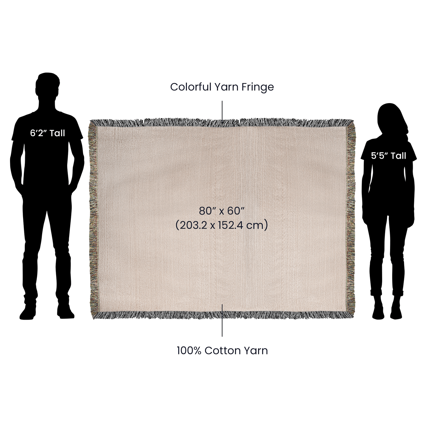 Together Forever Woven Blanket