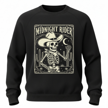 🤠 MIDNIGHT RIDER CREWNECK