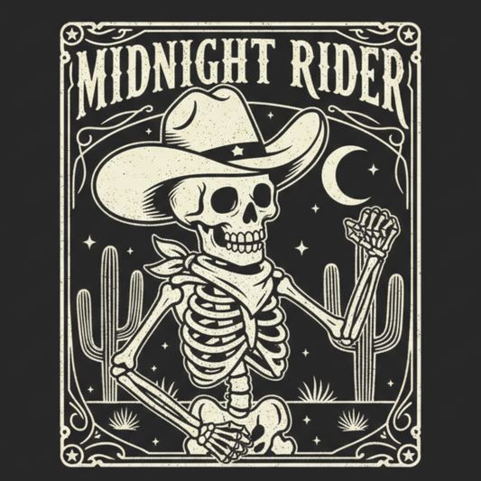 🤠 MIDNIGHT RIDER CREWNECK