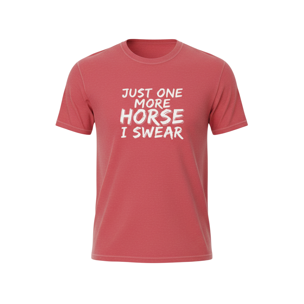 Just One More Horse I Swear T-Shirt