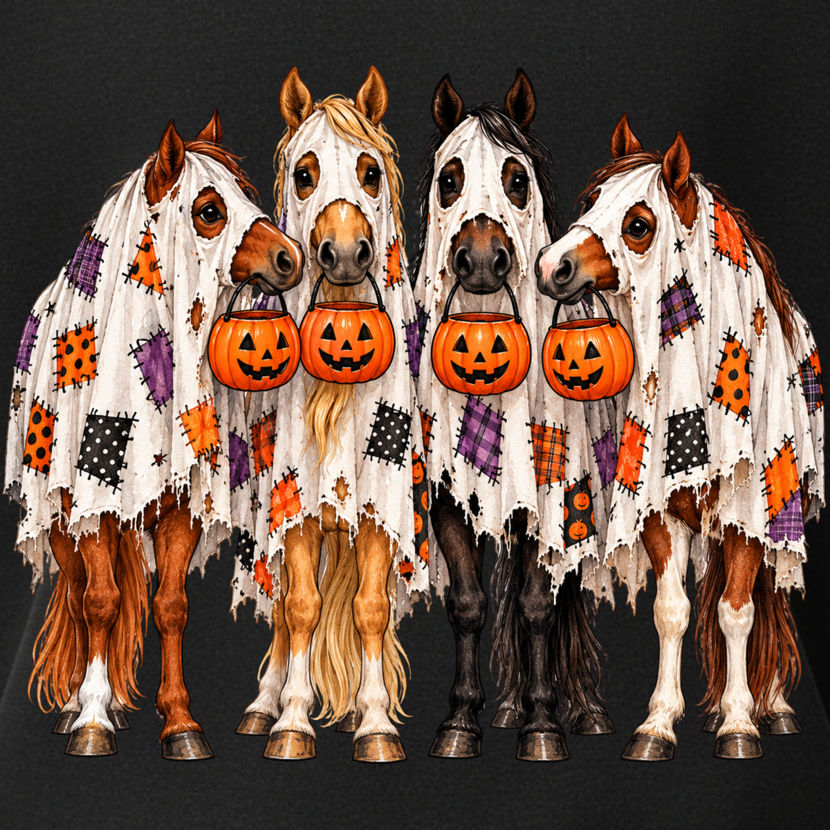 Halloween Horses Sweatshirt